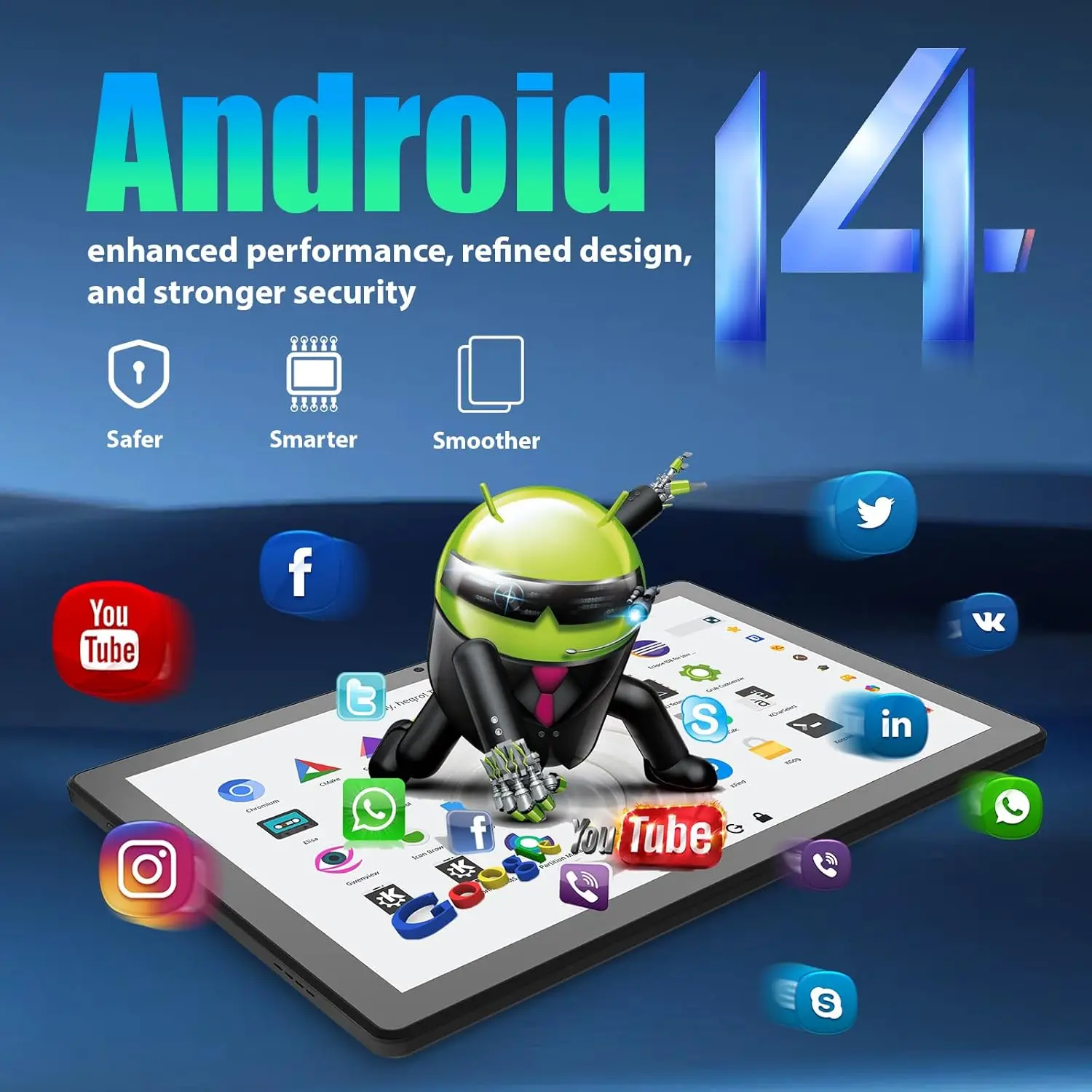 URAO 11 Inch Tablet Android 14 - Khadas Vim4 8Gb ulasan dan harga